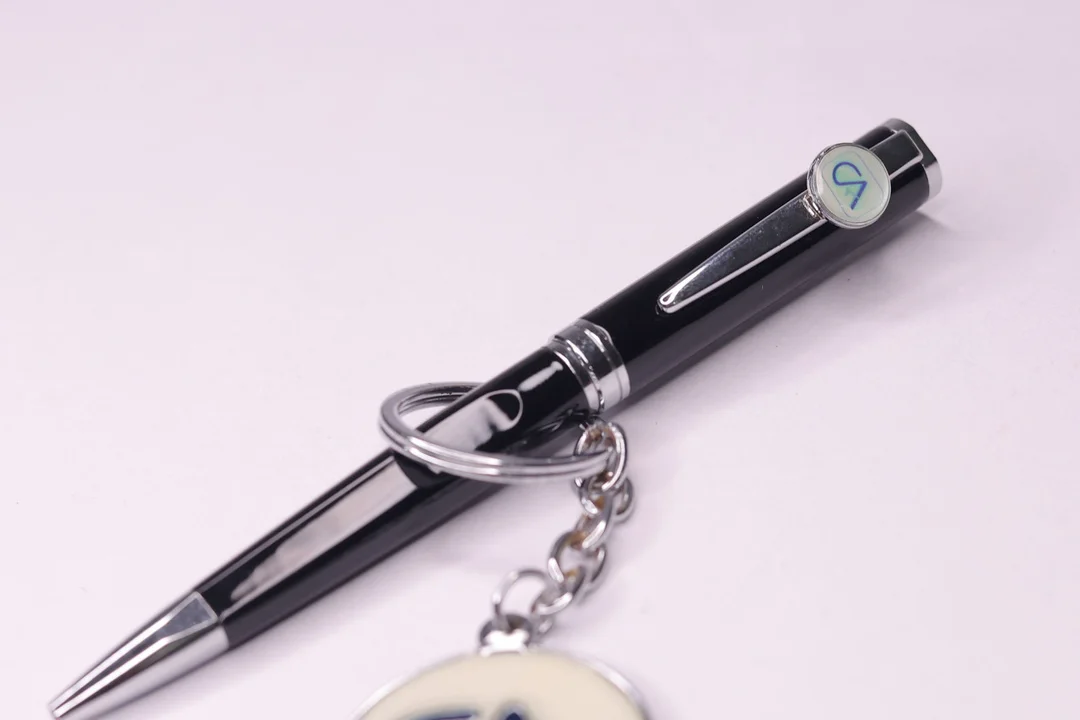 AASPAS Enterprises Metallic Ball Pen & CA Key Chain Gift Set | Premium Executive Pen for Chartered Accountants | Stylish Metal Pen Combo for Office, Gifting & Professional Use image 4