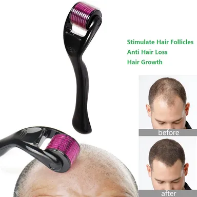 Derma Roller for Hair & Scalp Care' | Microneedle Scalp Massage Roller Helps Support Hair Growth Routine thumbnail 1
