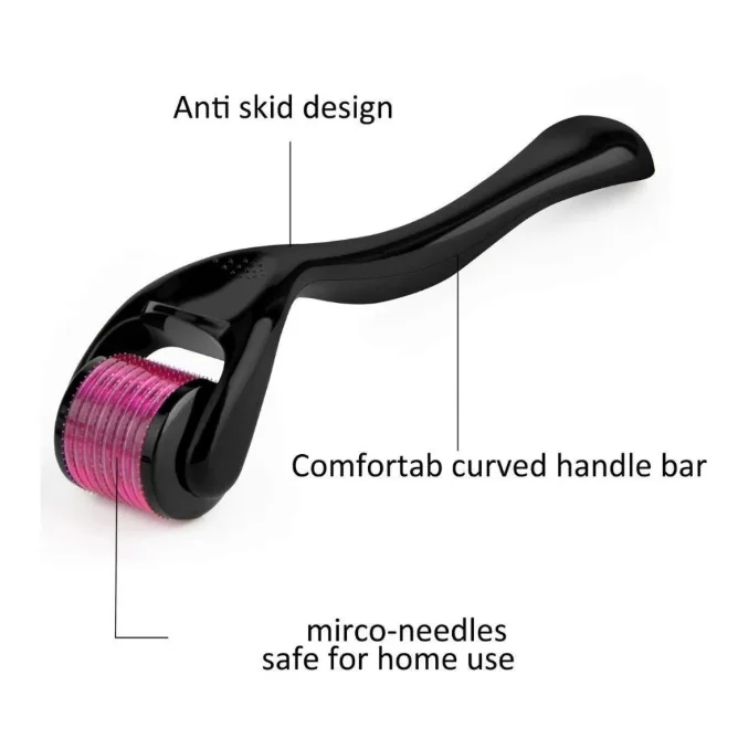 Derma Roller for Hair & Scalp Care' | Microneedle Scalp Massage Roller Helps Support Hair Growth Routine image 4