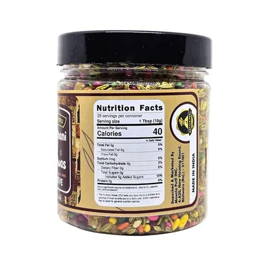 Masala Potli Rajasthani Mukhwas 250g Airtight Jar | Traditional Indian Mouth Freshener & After Meal Digestive Mix | Sweet Minty Saunf Mukhwas | Vegetarian Digestive Refreshener for Gas Bloating & Fresh Breath thumbnail 1