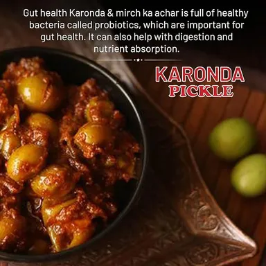 Masala Potli Karonda Pickle 500g Homemade Indian Cranberry Achaar | Traditional Spicy Karvanda Pickle with Natural Ingredients | Tangy Healthy Summer Pickle Rich in Vitamins & Antioxidants thumbnail 3