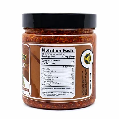 MASALA POTLI Rajasthani Garlic Chutney 250g Spicy Marwadi Lahsun Chutney Paste for Dal Baati Churma Authentic Homemade Rajasthan Style Red Chilli Garlic Chatni No Preservatives Traditional Indian Condiment thumbnail 1