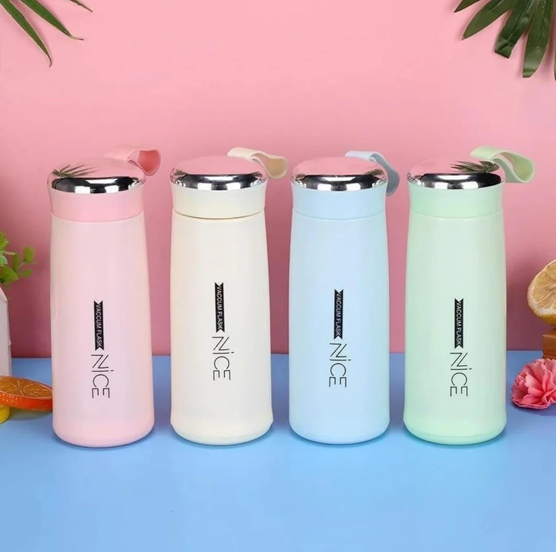 SHREE RIDDHIVE Stylish Vacuum Insulated Water Bottle 400ml Hot & Cold Flask Leak Proof Reusable Travel Bottle for Office Gym School Multicolor image 2