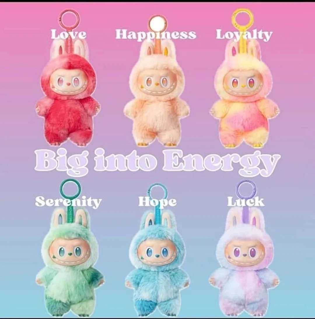 Labubu Plush Bunny Monster Keychain Toy | Soft Fluffy Collectible Doll Bag Charm image 5