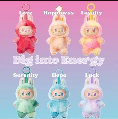 Labubu Plush Bunny Monster Keychain Toy | Soft Fluffy Collectible Doll Bag Charm thumbnail 4