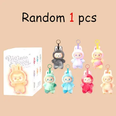 Labubu Plush Bunny Monster Keychain Toy | Soft Fluffy Collectible Doll Bag Charm thumbnail 5