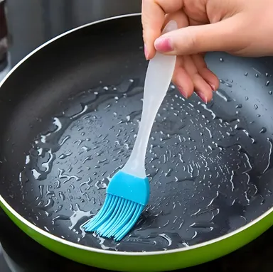 Silicone' Oil Brush & Spatula Set of 2 | Heat Resistant Kitchen Baking & Cooking Tool thumbnail 6