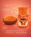 Chatoree Healthy Makhana Puffs Combo Pack 50gm Pack of 2 | Barbeque & Mint Magic Flavoured Roasted Phool Makhana | Gluten Free Fox Nuts Snack | Low Calorie Healthy Evening Snack for Kids & Adults image 2