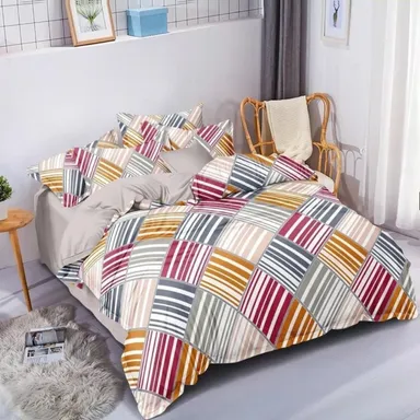 YASHI DÉCOR Premium 100% Cotton Double Bedsheet with Pillow Covers | Soft & Breathable King Size Floral Printed Bed Sheet Set for Bedroom Decor | Durable, Fade-Resistant Bedding Set for Home Use & Gifting thumbnail 1