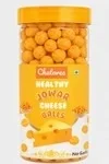 Chatoree Healthy Jowar Cheese Balls Millet Snacks Jain Special No Onion No Garlic Roasted Healthy Namkeen Snack 50gm Pack of 1 Gluten Free High Fibre Evening Snacks image 1