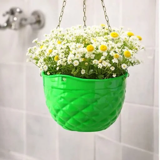 Square Plastic Pots 6 Inch Pack of 4 for Home Gardening, Durable Terracotta Color Gamla for Indoor Plants, Outdoor Balcony Flower Planters, Nursery Pot Set image 3