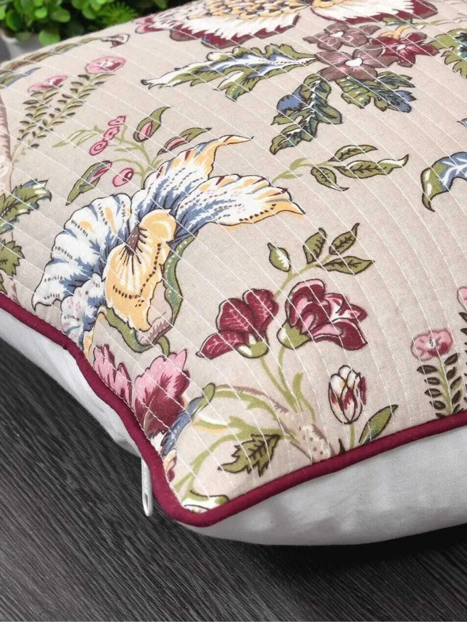 Dynamicdecor Premium Cotton Cushion Cover Set for Sofa and Living Room Home Décor | Soft, Durable & Washable Cushion Covers image 4