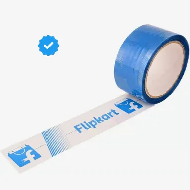Self Adhesive Flip Kart Branded Packaging CelloTape 48mm / 2" Width | BOPP Industrial Packaging Tape for E-Commerce, Shipping Boxes & Parcel Sealing - Pack of 1 (65 Meter) thumbnail 1