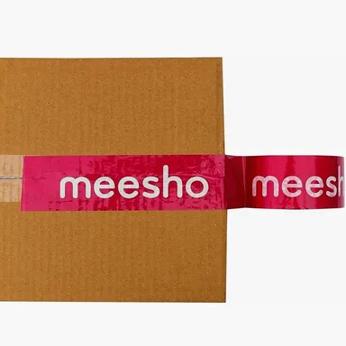 Bopp Mee shoo Packaging Tape 65 Meters in Length 48mm / 02" Width - 1 Roll Per Pack Suitable for E-commerce Packaging Material for Small Business thumbnail 1