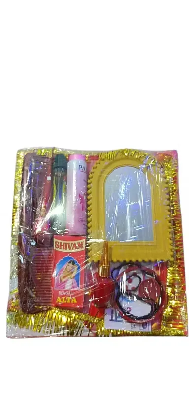 Traditional Shringar Set for Women Alta Bindi Mehendi Pooja Samagri Festive Combo thumbnail 0