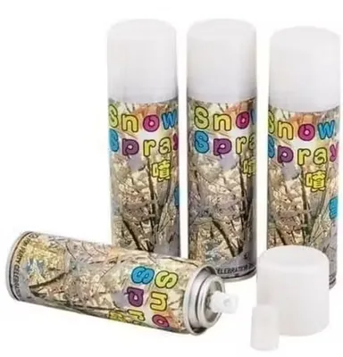Party Snow Spray Foam Can Pack of 4 | Birthday, Holi & New Year Celebration Spray thumbnail 0