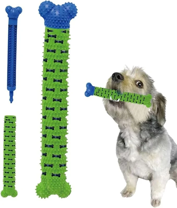 Dog Toothbrush Chew Toy Rubber Dental Stick for Dogs image 3