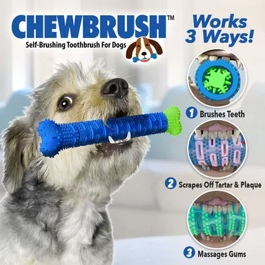 Dog Toothbrush Chew Toy Rubber Dental Stick for Dogs thumbnail 6