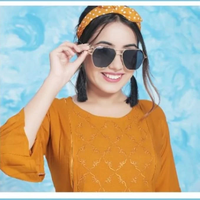 Women’s Cotton Rayon A-Line Maternity Dress with Feeding Zippers for Breastfeeding Mothers Soft Pregnancy Kurti for Daily Wear Office Home Baby Nursing Dress Gold XXL image 2