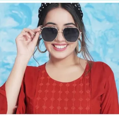 Women’s Cotton Rayon A-Line Maternity Dress with Feeding Zippers for Breastfeeding Mothers Soft Pregnancy Kurti for Daily Wear Office Home Baby Nursing Dress Hot Red XXL thumbnail 1