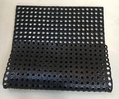 MARC Rubber Hollow Door Mat 3 Feet Black | Anti-Skid Heavy Duty Floor Mat for Home, Bathroom, Kitchen & Entrance thumbnail 3