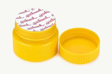 Shree Kamdhenu Amritam Pandit Ji Chandan Tika for Puja Ceremony & Tilak Rituals | Traditional Sandalwood Paste Tilak in Gold Container for Hindu Religious Worship Pack of 1 thumbnail 1