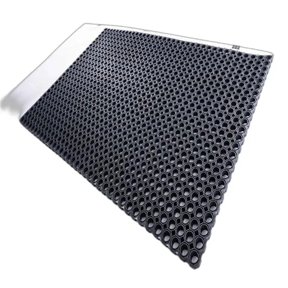 Marc Hexagon Rubber Floor Mat for Home & Bathroom Anti-Slip Mat image 2