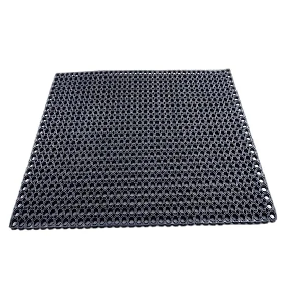 Marc Hexagon Rubber Floor Mat for Home & Bathroom Anti-Slip Mat image 3