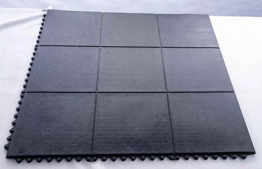 Marc Natural Rubber Gym Flooring Mat 15mm Heavy Duty Interlocking Puzzle Tiles 3x3 ft – Home Gym & Commercial Workout Floor Protection image 3