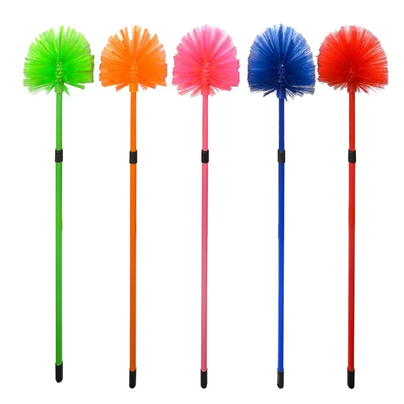 Marc Cleaning Productsr  COB Web Broom Multicolou–|Durable Plastic Floor Cleaning Broom for Home & Office Use image 5