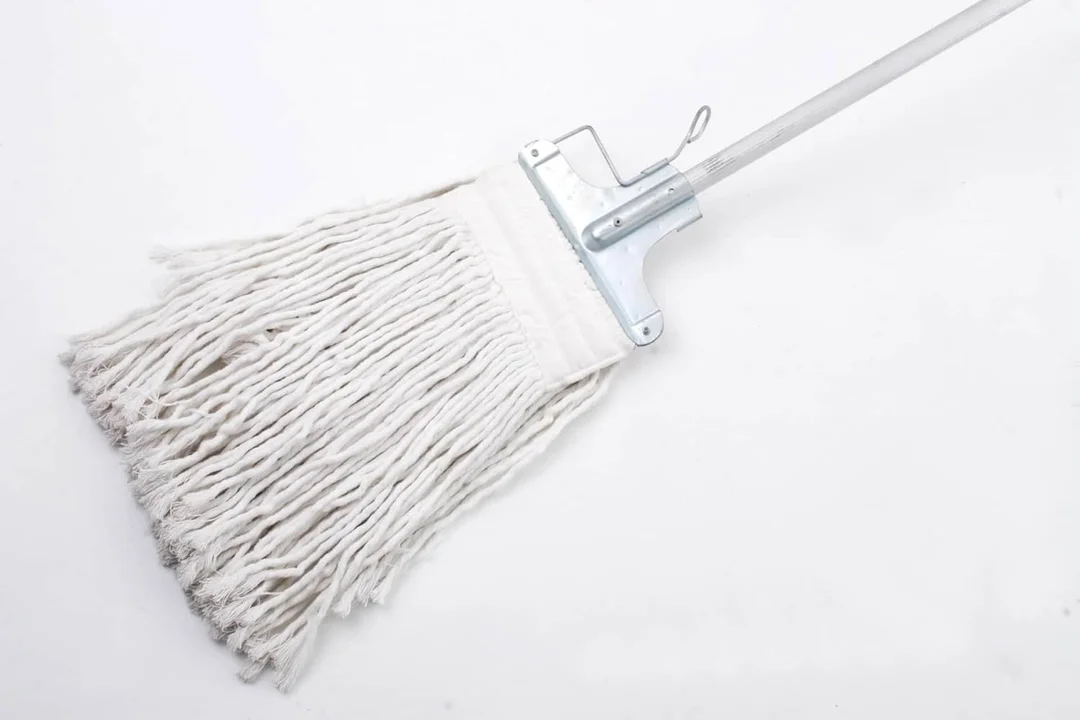 Marc Cleaning Products Stainless Steel Clip-O-Fit Cotton Floor Mop with Rod | Durable Home Floor Cleaner image 2