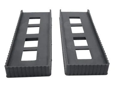 Marc Heavy Duty Multi-Purpose Plastic Furniture Legs Stand (Pack of 2) | Universal Support Feet for Refrigerator, Sofa, Bed, Almirah, Wardrobe, Table & Home Appliances Anti-Slip Durable Base Riser for Floor Protection thumbnail 1
