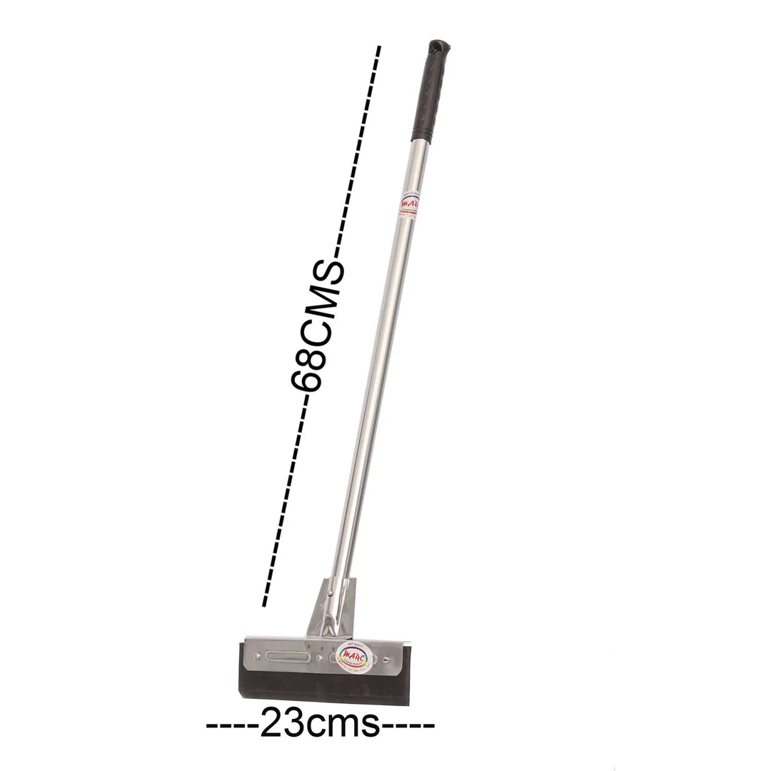 Marc Cleaning Products Stainless Steel Floor Wiper Small Size Silver Bathroom & Home Cleaning Water Remover Squeegee Tool image 2