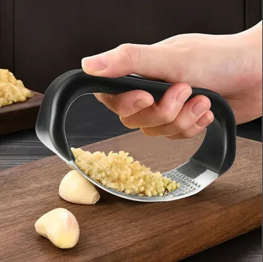  Garlic Crusher Stainless Steel | Manual Garlic Press | Easy Grip Kitchen Tool thumbnail 4