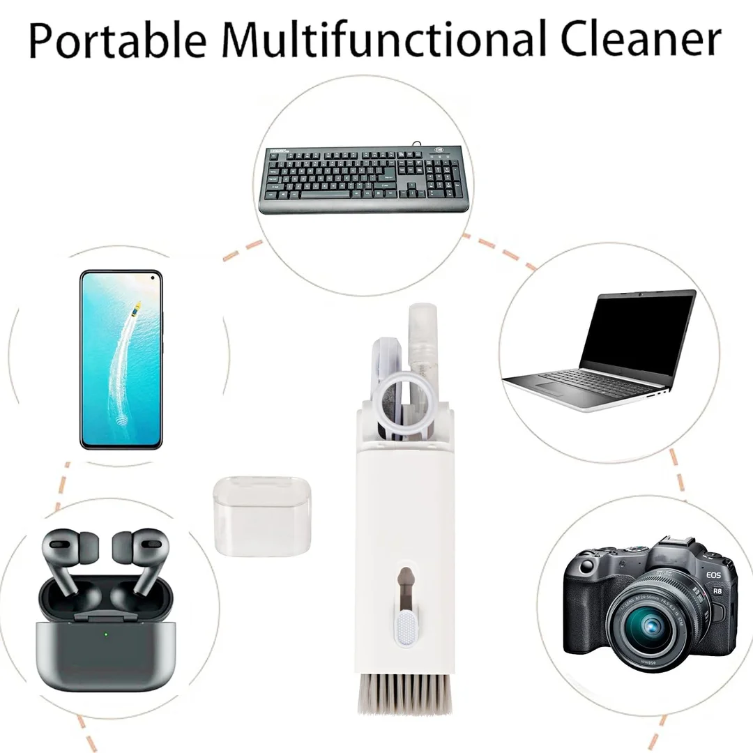 7 in 1 Multi Purpose Cleaning Kit for Laptop, Keyboard, Mobile & Screen Cleaner Set image 4