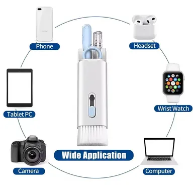 7 in 1 Multi Purpose Cleaning Kit for Laptop, Keyboard, Mobile & Screen Cleaner Set thumbnail 8