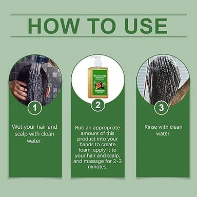 Batana Oil Shampoo with Rosemary Extract for Hair Growth | Deeply Moisturizes and Restores Damaged Hair | Scalp Strengthening Formula for Smooth and Shiny Hair (100ml) thumbnail 2