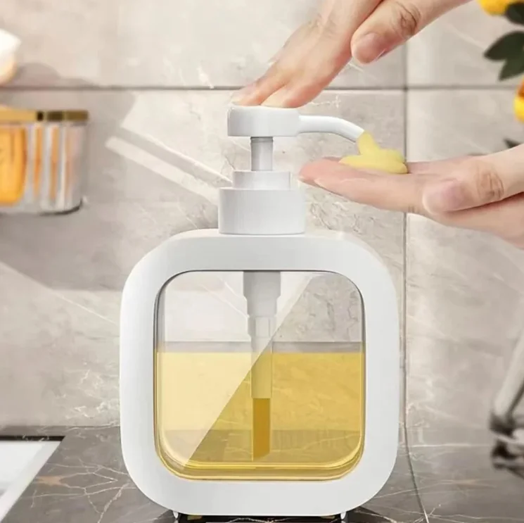 Random Color 300 ML Liquid Soap Dispenser Bottle with Pump | Refillable Hand Wash / Sanitizer Dispenser | Bathroom & Kitchen Use image 4