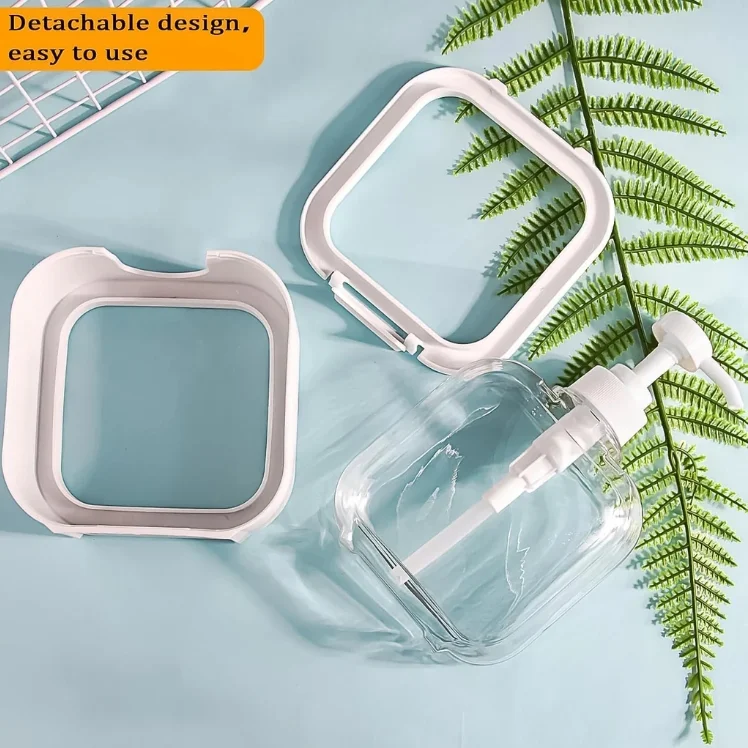 Random Color 300 ML Liquid Soap Dispenser Bottle with Pump | Refillable Hand Wash / Sanitizer Dispenser | Bathroom & Kitchen Use image 5