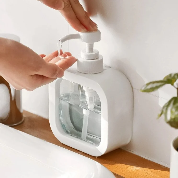 Random Color 300 ML Liquid Soap Dispenser Bottle with Pump | Refillable Hand Wash / Sanitizer Dispenser | Bathroom & Kitchen Use image 6