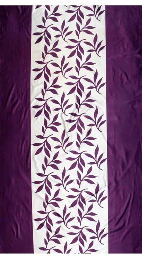 Shinzo Polyester Door Curtain for Living Room Bedroom Hall Dining Room Kitchen Home Office Window Privacy Curtain 1 Piece Decorative Washable Long Door Drapes Purple 5.0 feet image 2