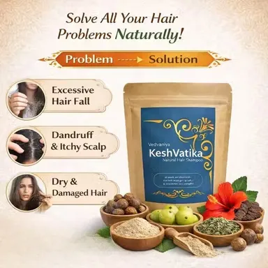 Value Pack Ayurvedic Herbal Hair Powder Combo Pack of 5 with Amla Reetha Shikakai Hibiscus Bhringraj 50g Each for Hair Fall Control Dandruff Scalp Cleansing Hair Growth Natural Shampoo Powder for Men & Women thumbnail 1