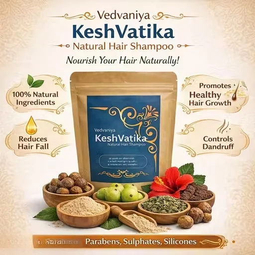 Herbal Hair Powder for Long Beautiful Strong Hair with Amla Reetha Shikakai Hibiscus Methi | Natural Ayurvedic Shampoo Powder for Hair Growth Hair Fall Control Dandruff Smooth Healthy Hair Care image 3