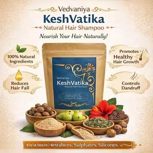 Chemical Free Ayurvedic Herbal Hair Powder Combo for Hair Growth & Hair Fall Control | Amla Reetha Shikakai Hibiscus Bhringraj Powder Mix | Natural Shampoo Powder for Smooth Strong Healthy Hair | Sulphate Free Herbal Hair Cleanser image 3