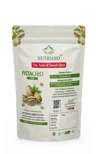 Nutriano Roasted & Salted Pistachios 250g | Jumbo Pista thumbnail 1