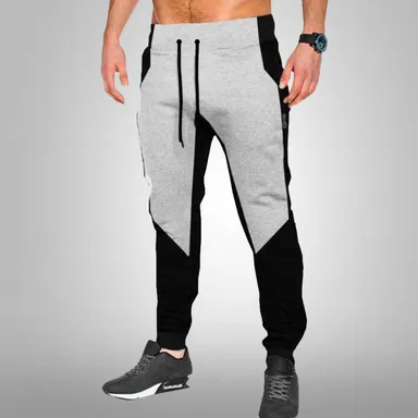 Tee Town Men Solid Black & Blue Track Pants for Gym Running Jogging Sports Wear Stylish Regular Fit Polyester Activewear Lowers for Men Black   32 thumbnail 0