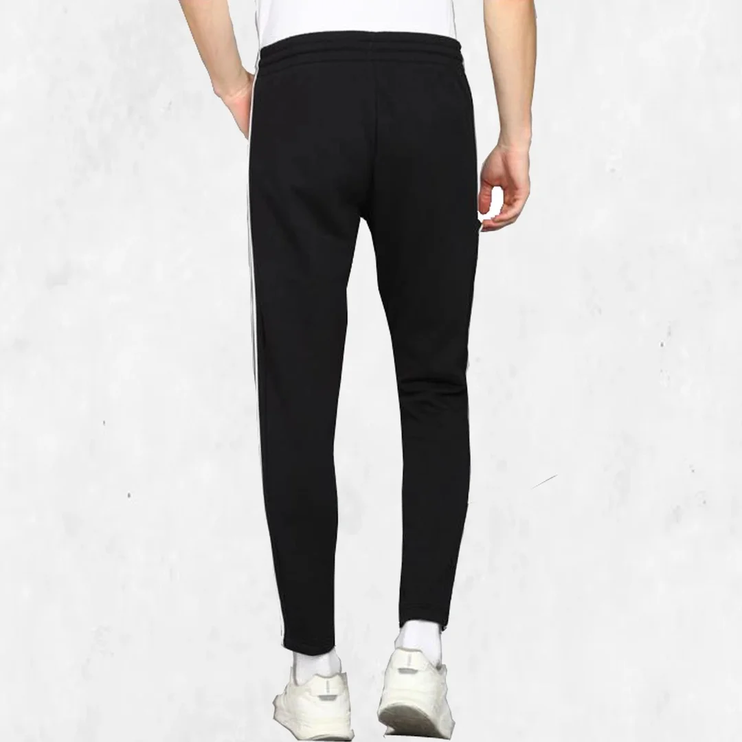 ANVST Men Striped Blue Track Pants for Gym Running Jogging Sports Workout Training Regular Fit Comfortable Athletic Lower Sweatpants for Men BLACK, NAVY     28 image 2