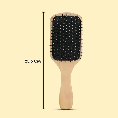 Paddle Comb for Hair | Anti-Static Natural Wooden Hair thumbnail 3