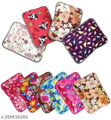 Premium Electric Hot Water Bag / Gel Heating Pad with Auto Cut-Off for Pain Relief (Multicolor / Floral Print) thumbnail 2
