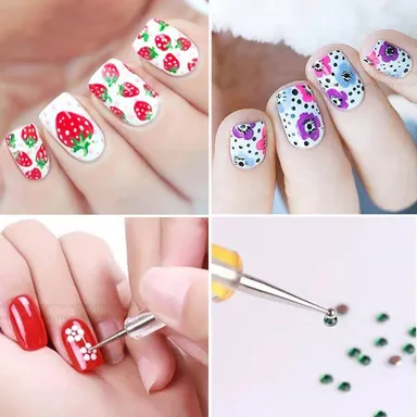  Double Head Nail Art Dotting Pen Set for Nail Design, Professional Nail Art Dotting Tools Kit – 5 Different Sizes,Nail Dotting Pen Set for DIY Nail Art & Manicure5pcs thumbnail 5